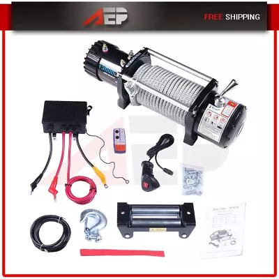 13000lb Electric Recovery Winch 12V ATV Car Truck Trailer Handling Lift W/Remote • $288.99