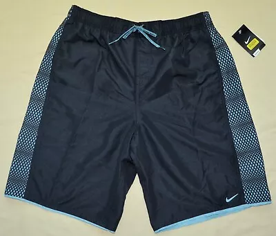 Brand New Small S 32'' 34   Nike Men's Swim Trunks Wear Black Shorts • $15.99