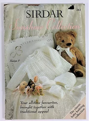 Vintage Sirdar 261 Sunshine Collection Baby Knitting Pattern Book  • £8.95