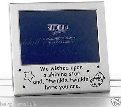 Twinkle Twinkle Newborn Baby Ultra Sound Scan Photo Frame Gift 5  X 3  • £6.99