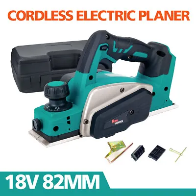 £60.99 • Buy 82mm Electric Cordless Wood Planer Replace Body For Makita 18V Li-Ion Batteries
