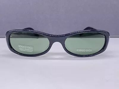 Romeo Gigli Sunglasses Woman Blue Grey Full Rim Rectangular Oval Rg 168 • $51.54