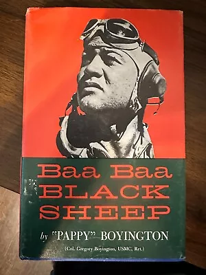 Vintage 1958 Baa Baa Black Sheep By  Pappy  Boyington Hardcover • $24.99