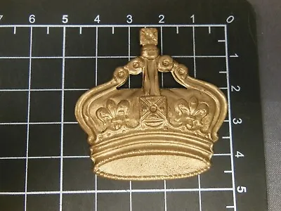 Crown W/fleur De Lis X-large Brass Stamping Jewelry Finding (osb258) • $3.49