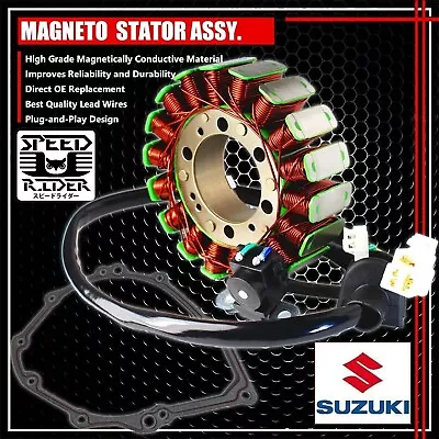 For 99-18 Hayabusa Gsx-1300 Gsxr Busa Lead Wire Magneto Coil Oe Stator+gasket • $98.95