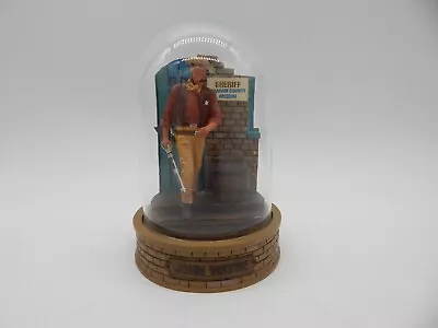 $19.99 • Buy John Wayne Franklin Mint Rio Bravo Long Of The Law Sculpture With Glass Dome