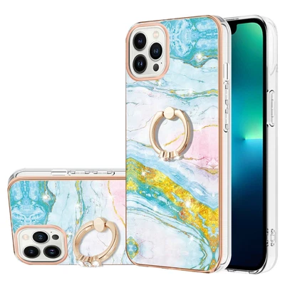 $6.96 • Buy Anti Fall Rigid Gel Armor Snap On Case Cover Stand Ring For Iphone Moto Samsung