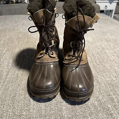 Sorel Waterproof  Winter Boots Size 10 Mens Excellent • $15