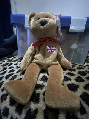 £3.49 • Buy Ty Beanie Baby Bear 'Britannia' 1997 WITH TAGS Mint Condition