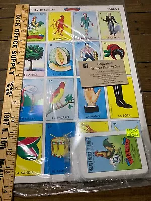 JUMBO Don Clemente Mexican Loteria Bingo Chalupa Game 10 Boards +1 Deck 54 Cards • $10.95