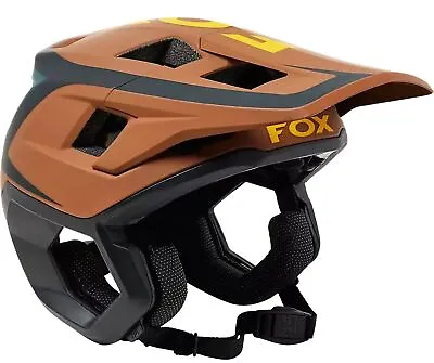 Fox Racing Dropframe Pro Dvide MTB Mountain Bike Helmet Nutmeg • $86.57