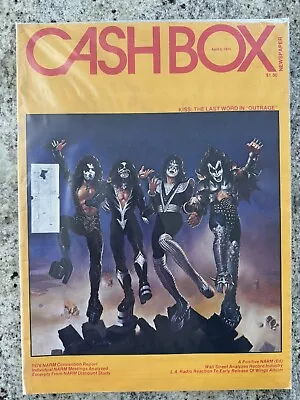 Kiss 1976 Cashbox Magazine Gene Paul Ace Peter Complete Aucoin Vintage Mega Rare • $800
