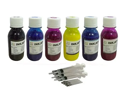6x100ml ND® Sublimation Refill Ink For Epson 48 78 79 98 277 Cartridges Syringes • $39.99