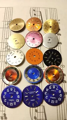 Watch Faces Watch Parts Vintage Watch Dial  Steampunk Jewelry  15pc. • $22.40