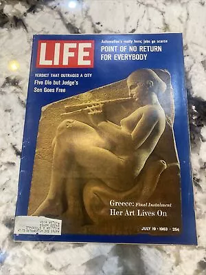 Vintage Life Magazine - July 19 1963 - Great ADs & Articles • $8.90