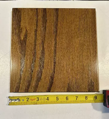 9x9 PARQUET: (1) Pc GUNSTOCK Solid Wood Floor OAK Laminate Tile: 9 X9 X1/2  NEW • $9.25