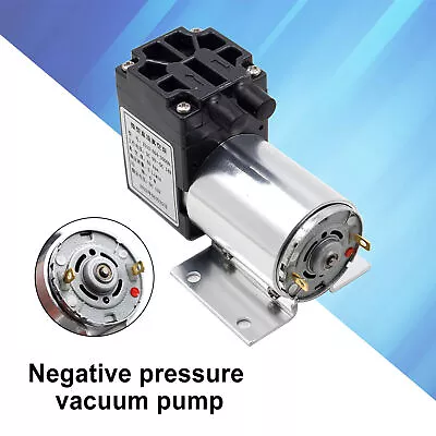 Mini Vacuum Pump 5L/min 65kpa Negative Pressure Suction Pump With Holder DC12V • $28.99
