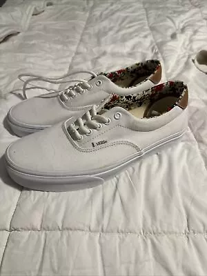 Vans Era 59 Shoe White/floral Size 10 Mens NO BOX • $24.99