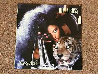  Original 1985 EATEN ALIVE By DIANA ROSS Vinyl 12  LP Record  • £6.99