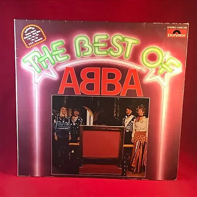 ABBA The Best Of 1976 German Vinyl LP Fernando Waterloo SOS Greatest Hits Ring • £45.88