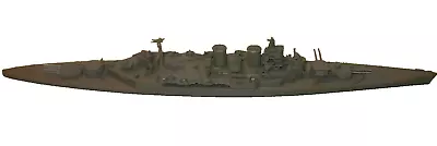 HMS Hood WWII 1/700 Scale Built Plastic Model Military Battle Ship Vintage • $10.50