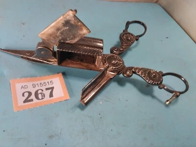 £8 • Buy Antique Silver Plated Candle Snuffer