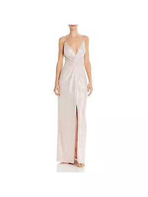 AIDAN AIDAN MATTOX Womens Pink Adjustable Straps Spaghetti Strap Formal Dress 12 • $30.99