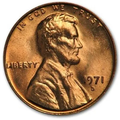 1971 D - Lincoln Memorial Penny - BU • $1.59