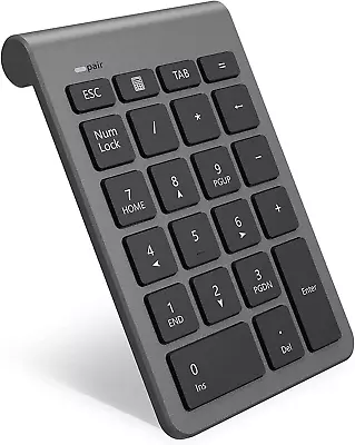 【Upgraded Version】 Bluetooth Numeric Keypad Portable Wireless 22 Keys External  • £30.75