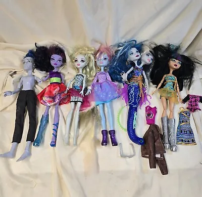 Monster High Doll Lot Of 6 Bundle Cleo Peri Abby Blue Jane Sloman Parts  • $55