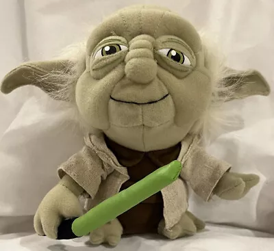 Yoda With Lightsaber Star Wars 7  Plush Stuffed Animal Toy 2013 Comic Images • $14.53