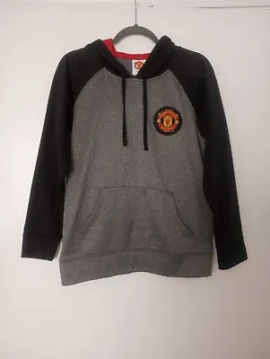 Manchester United Pullover Hoodie Size Small Grey • $12