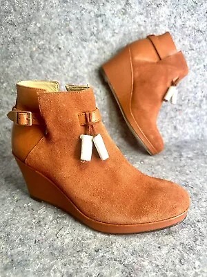 NEW Wolverine 1000 Mile Samantha Pleet Boots Socialite Rust Leather/Suede 7.5 • £48.61