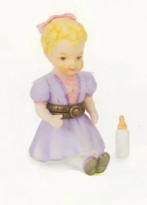 Baby Doll PHB Porcelain Hinged Box By Midwest Of Cannon Falls  About 2 1/4  Tall • $9.98