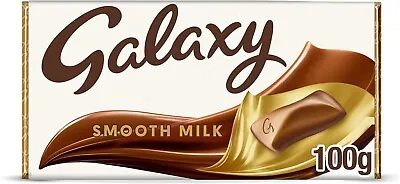 Galaxy Smooth Milk Chocolate Bar Chocolate Gift Movie Night Snacks Sharing Bar • £1.50
