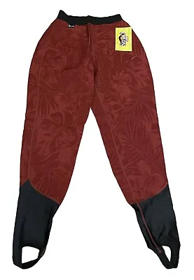 Vintage NWT Hot Chillys Ski Pants Women’s Medium Jacquard Stirrup Wool Blend • $32.99