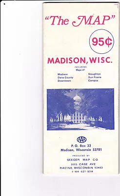 Map Of Madison Wisconsin • $4