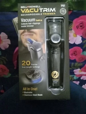 $34.44 • Buy VacuTrim Vacuum Hair Trimmer Rechargeable Shave Cordless Hair Clipper As Seen On