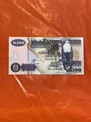 $3 • Buy Zambia Banknotes 100 Kwacha Uncirculated Combine Shipping 📬