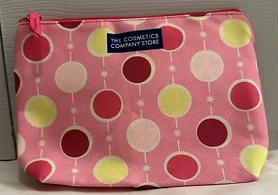 The Cosmetics Company Store Pink Polka Dot Travel Makeup Bag • $10