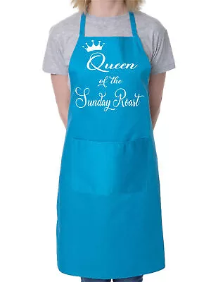 Queen Of Sunday Roast Mother's Day Novelty Cooking  Ladies Apron  • £9.99