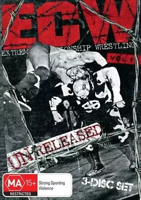 WWE -  ECW - Unreleased : Vol 1 (DVD 2012 3-Disc Set) - Region 4 • $9.71