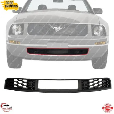 Bumper Grille Black New Front Lower Center Fits 2005-2009 Ford Mustang FO1036115 • $30.80