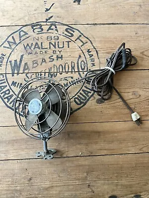 Vintage McKay Dash Mount Bench Mount 6” Fan 1950s Lyndon Bricher Mfg Works! • $74.99