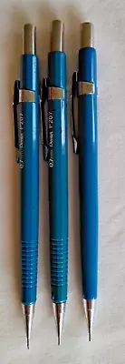 Lot Of 3 Vintage Pentel P207 Blue 0.7mm Mechanical Pencils • $9.99