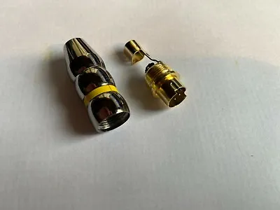 4 PIN Mini DIN Male Solder Connector S Video SVHS Miniature TV DVD Round Plug • £3.99