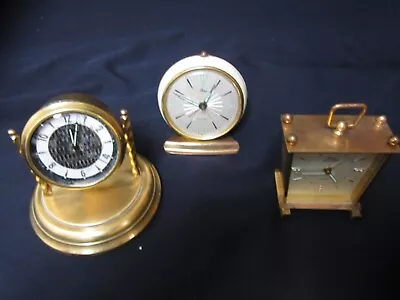 Lot Of 3 Vintage West German And German Alarm Clocks All Working. Read Details • $39.50