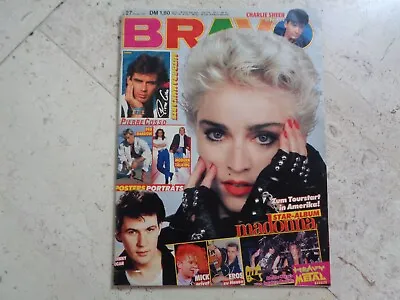 MADONNA 1987 BRAVO Magazine Eros Ramazzotti Pierre Cosso Card Modern Talking • $49.99