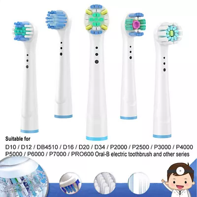 4/8/12 Replacement Electric Toothbrush Heads Compatible Oral B Tooth Brush Head • $7.90