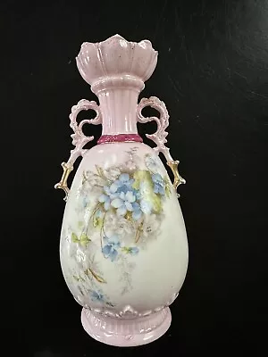 Antique Austrian Porcelain Floral Vase • $24.95